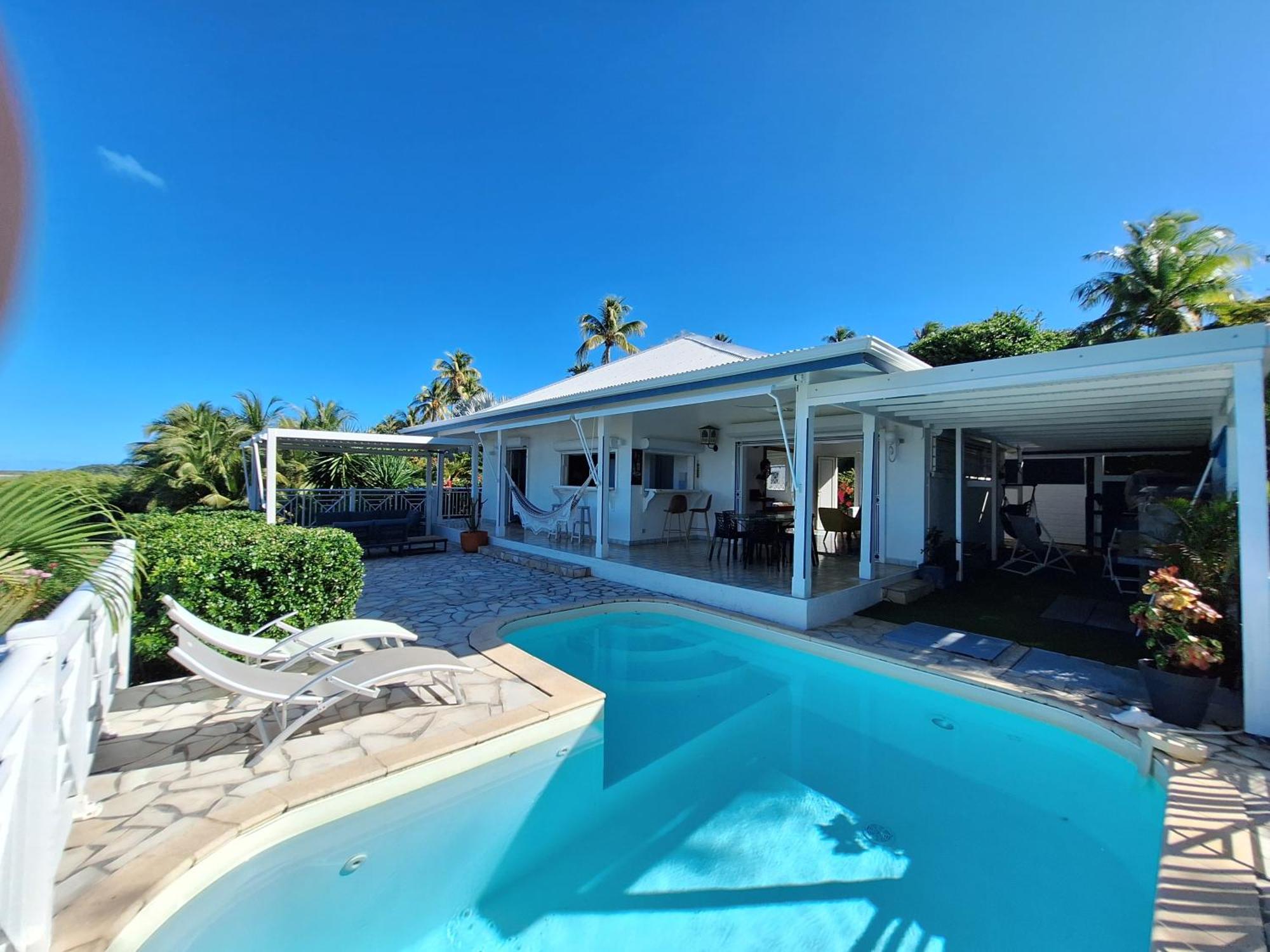 Villa Muscade Guadeloupe, Piscine, Vue Mer Et Acces Plage Saint-Francois  Exterior foto